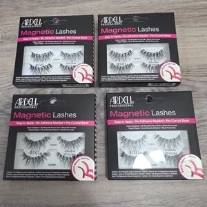 Ardell Eyelash Magnetic Lashes Double Wispies Pack Of 4 - New In Packages